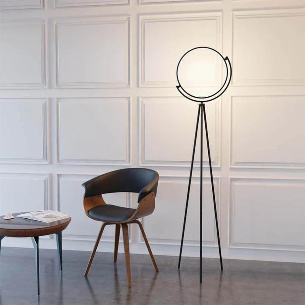 Lampadaire Croissant De Lune LED Design - Eclairage Moderne 3000-6000k