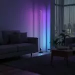 Lampadaire LED Long Scoop RGB - Lampe LED Multicolore avec Télécommande