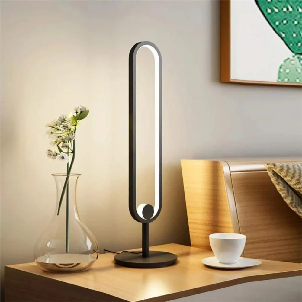 Lampe de Table Scoop Aluminium LED - Design minimaliste