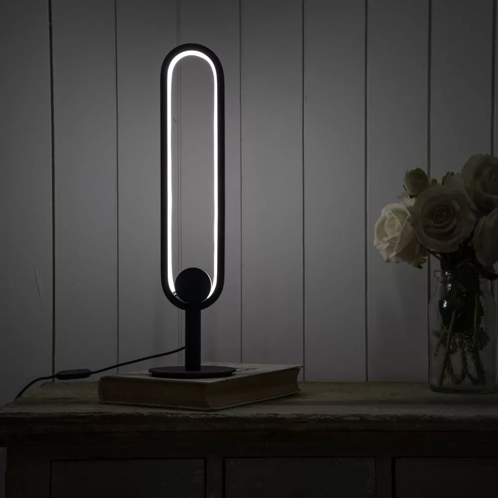 Lampe de Table Scoop Aluminium LED - Design minimaliste
