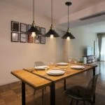 Lampe Suspendue Industrielle - Design Brut en Métal Noir pour Loft et Intérieur Moderne