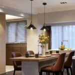 Lampe Suspendue Industrielle - Design Brut en Métal Noir pour Loft et Intérieur Moderne