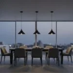 Lampe Suspendue Industrielle - Design Brut en Métal Noir pour Loft et Intérieur Moderne