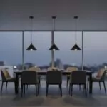 Lampe Suspendue Industrielle - Métal Noir