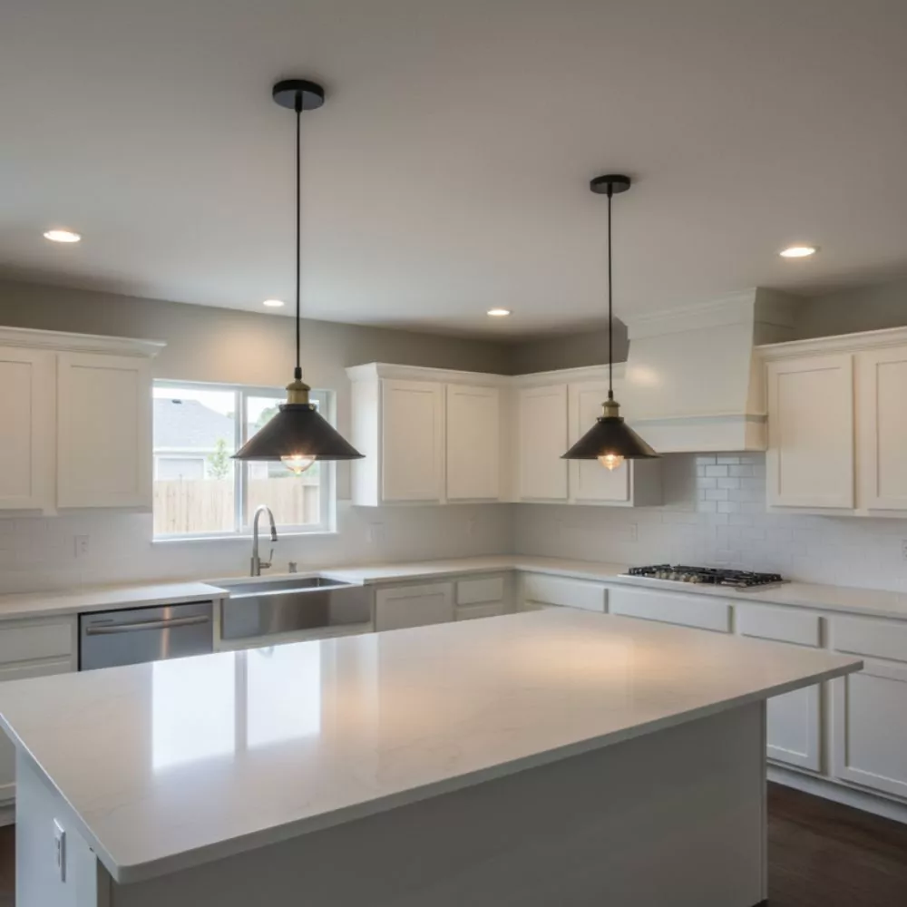 Lampe Suspendue Industrielle - Design Brut en Métal Noir pour Loft et Intérieur Moderne