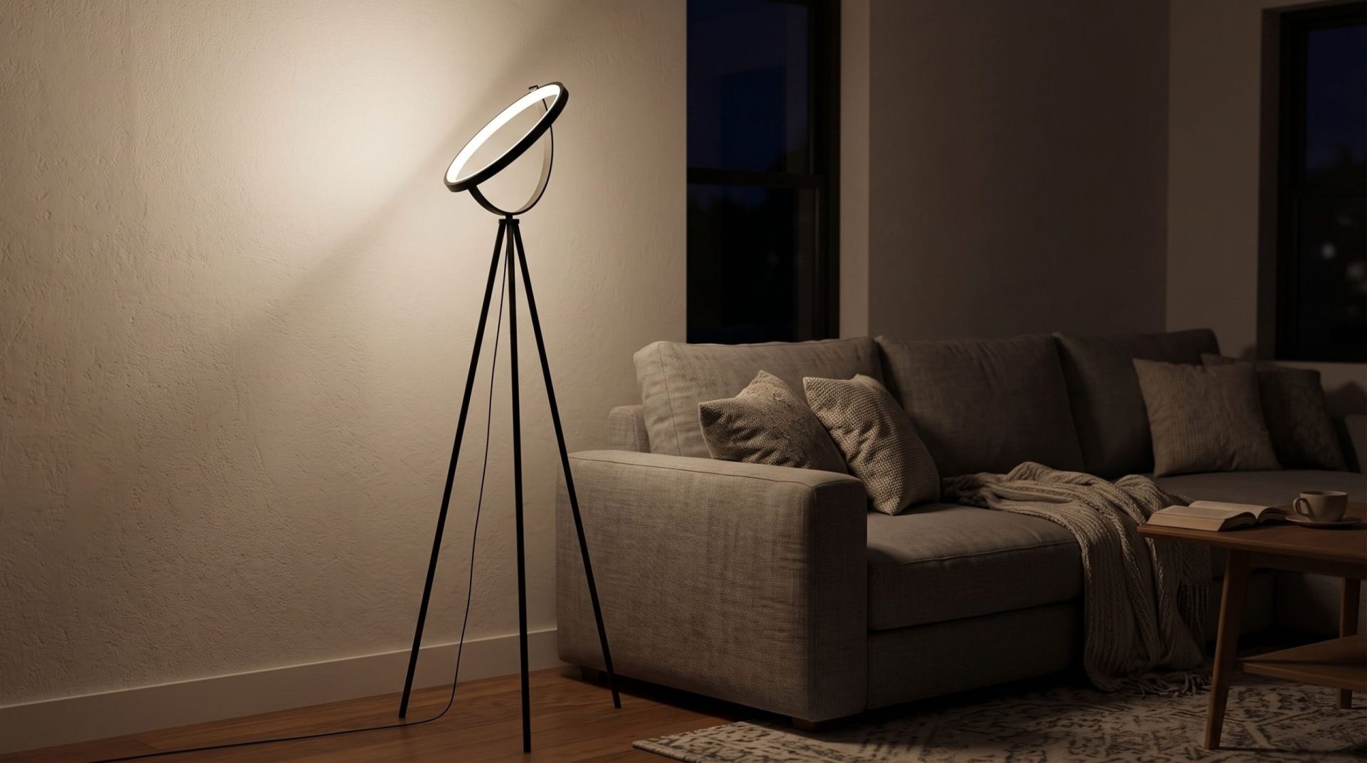 Lampadaire Croissant De Lune