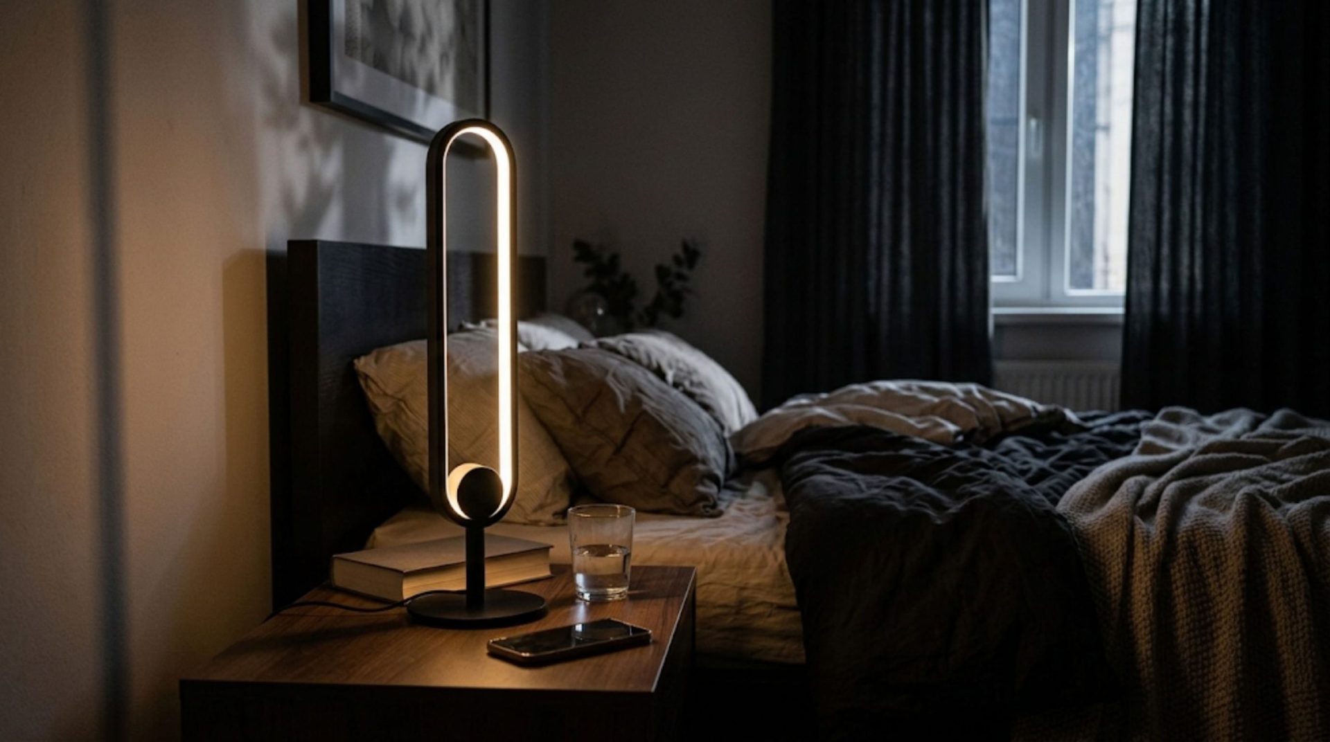 Lampe de Table Scoop Aluminium LED