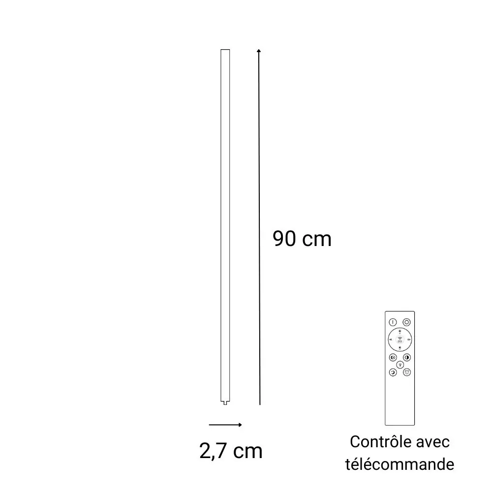 Appliques Murales LED Anky - Éclairage LED de coin