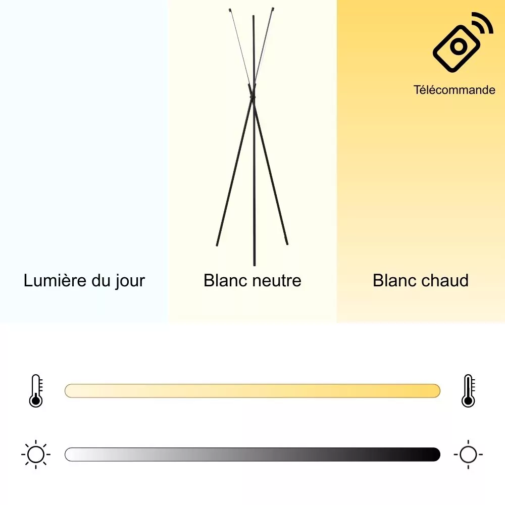 Lampadaire LED Ember - Éclairage LED Minimaliste