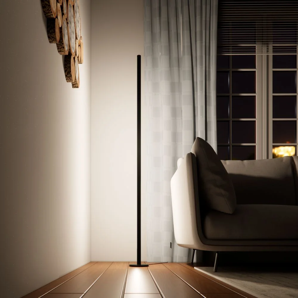 Lampadaire Halo - Éclairage LED - Minimaliste pour Salon ou Bureau