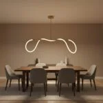 Suspension Eclair - Design LED Élégant pour Salon ou Salle à Manger