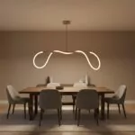 Suspension Eclair - Design LED Élégant pour Salon ou Salle à Manger