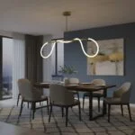 Suspension Eclair - Design LED Élégant pour Salon ou Salle à Manger