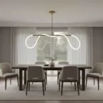 Suspension Eclair - Design LED Élégant pour Salon ou Salle à Manger