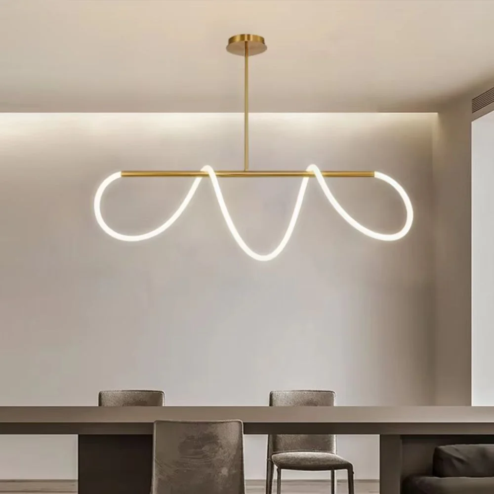 Suspension Eclair - Design LED Élégant pour Salon ou Salle à Manger