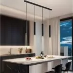 Suspension Fakla Dimmable Noire