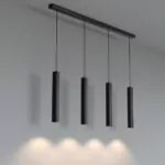 Suspension Fakla Dimmable Noire
