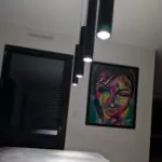 Suspension Fakla Dimmable Noire