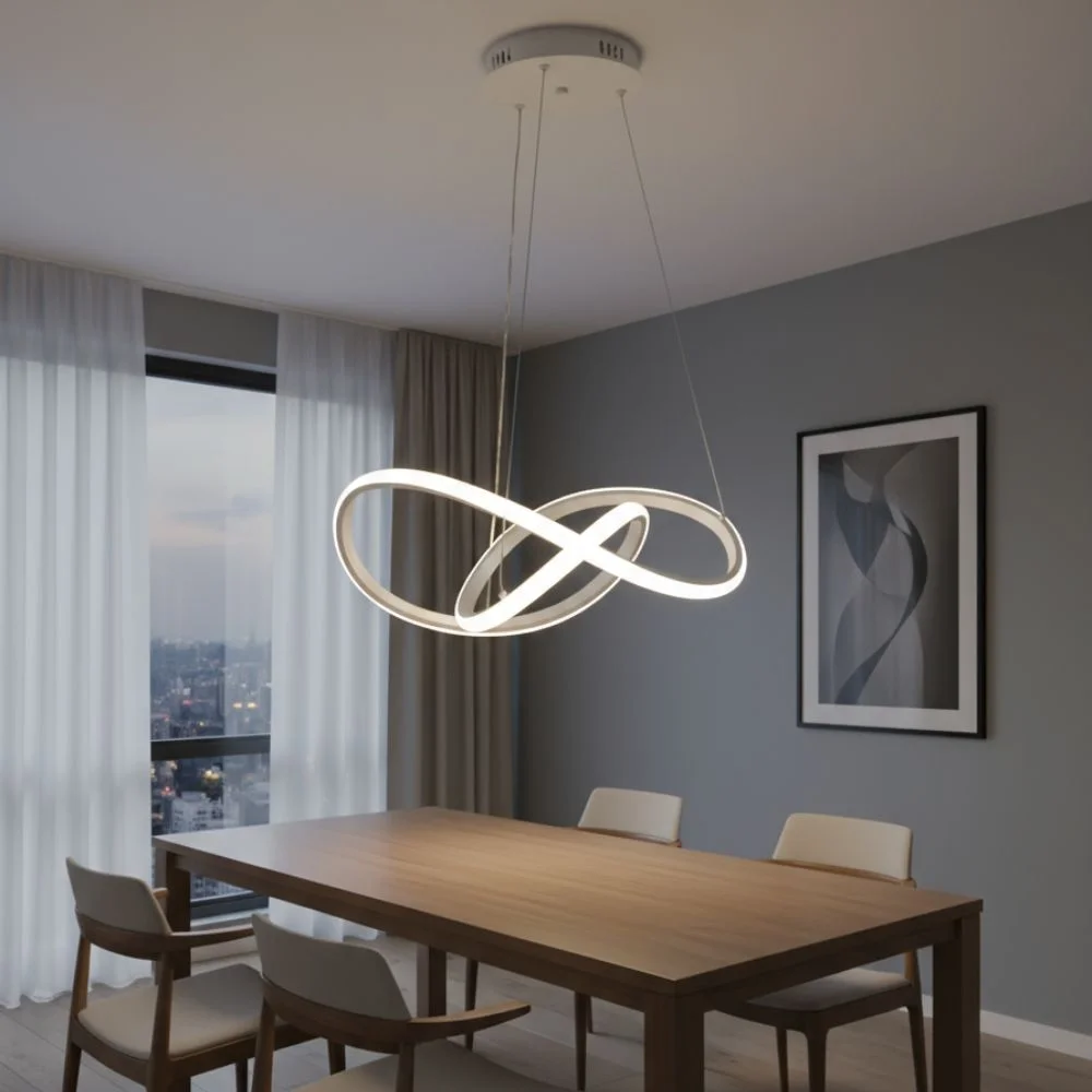 Suspension Ilda - Luminaire LED Design Géométrique pour Salon, Salle à Manger ou Bureau