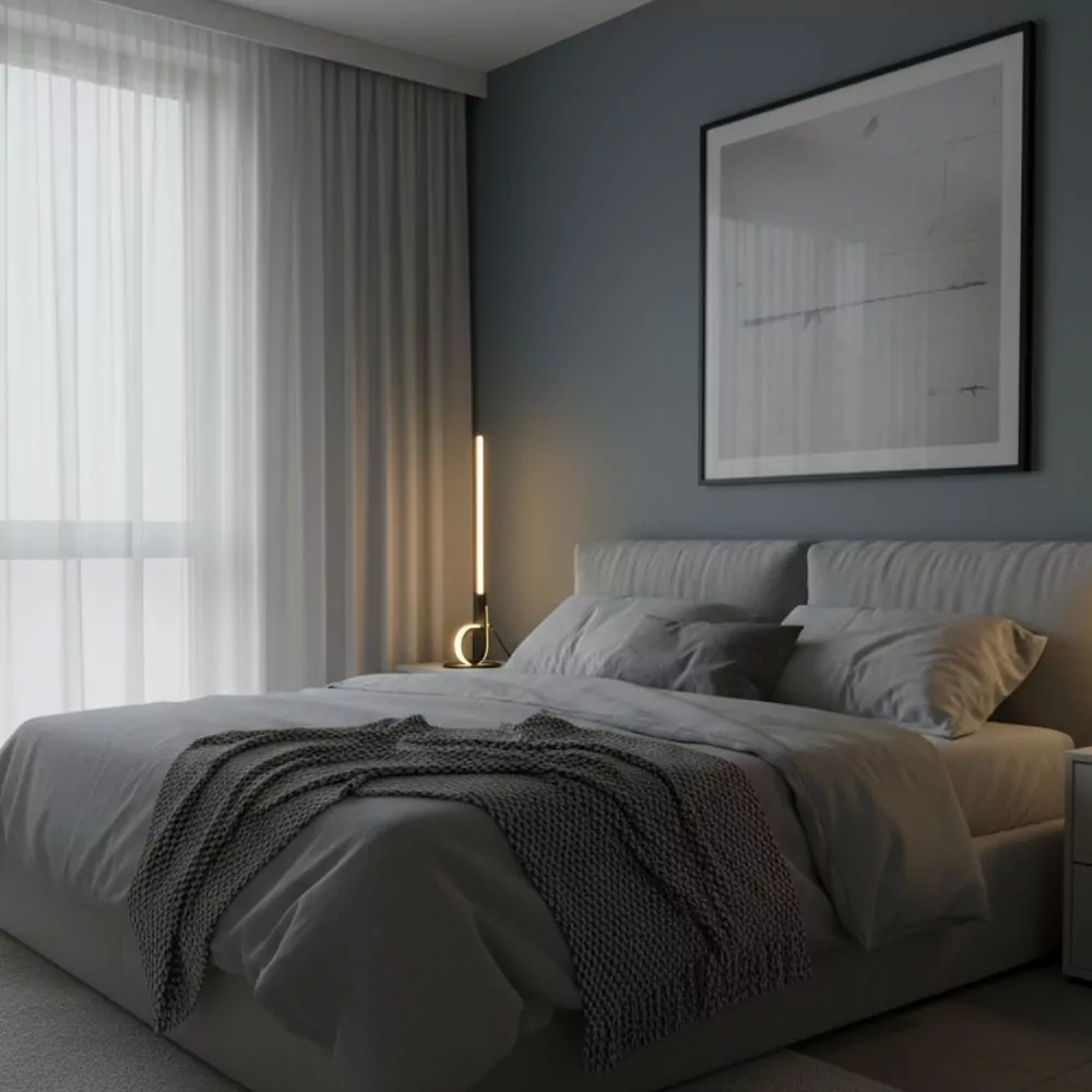 Lampe de Table Design Isa - Éclairage Moderne LED pour Salon, Chambre ou Bureau