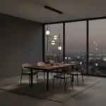 Suspension Minimaliste Jun - Éclairage LED pour Salon ou Chambre