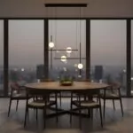 Suspension Minimaliste Jun - Éclairage LED pour Salon ou Chambre