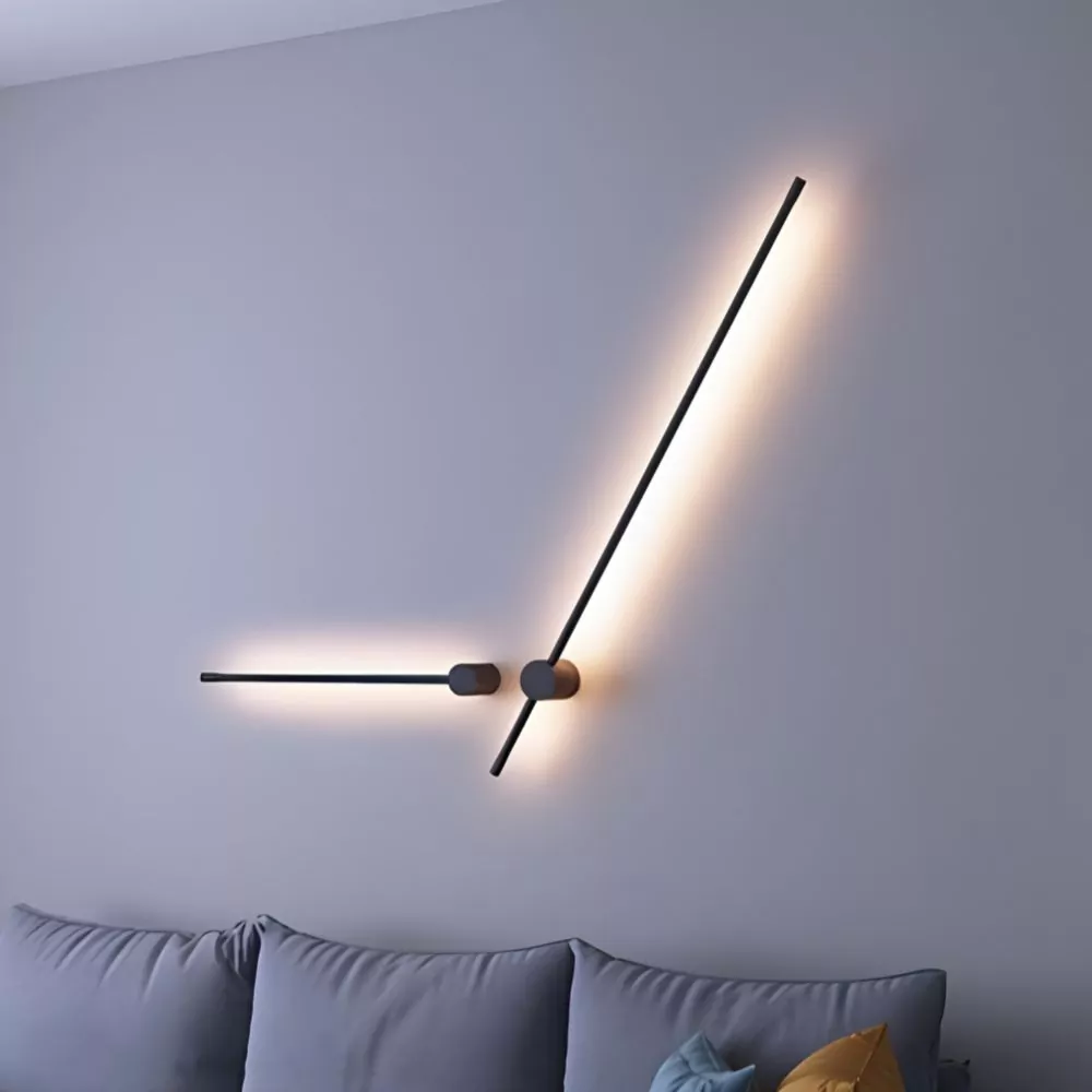 Applique Murale Minimaliste Laser - Éclairage LED pour Intérieur Design