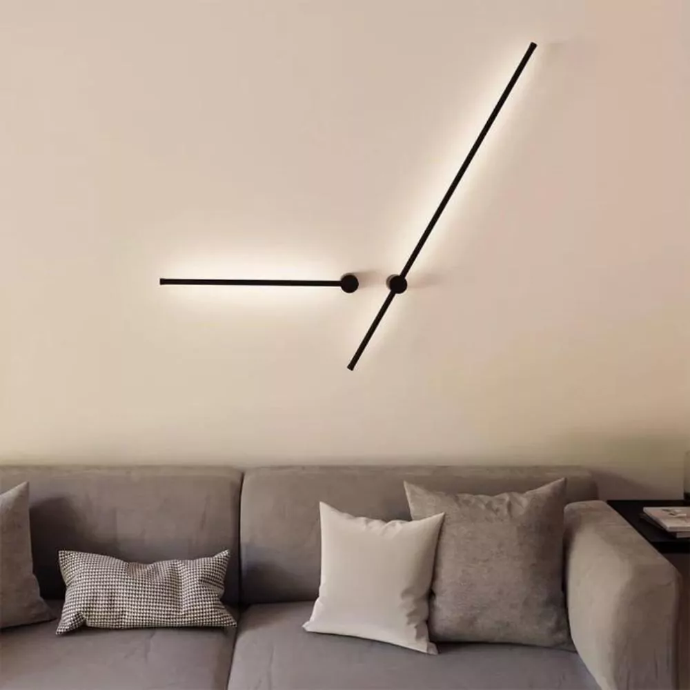 Applique Murale Minimaliste Laser - Éclairage LED pour Intérieur Design