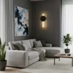 Applique Murale Loki - Éclairage LED Minimaliste en Métal Brossé