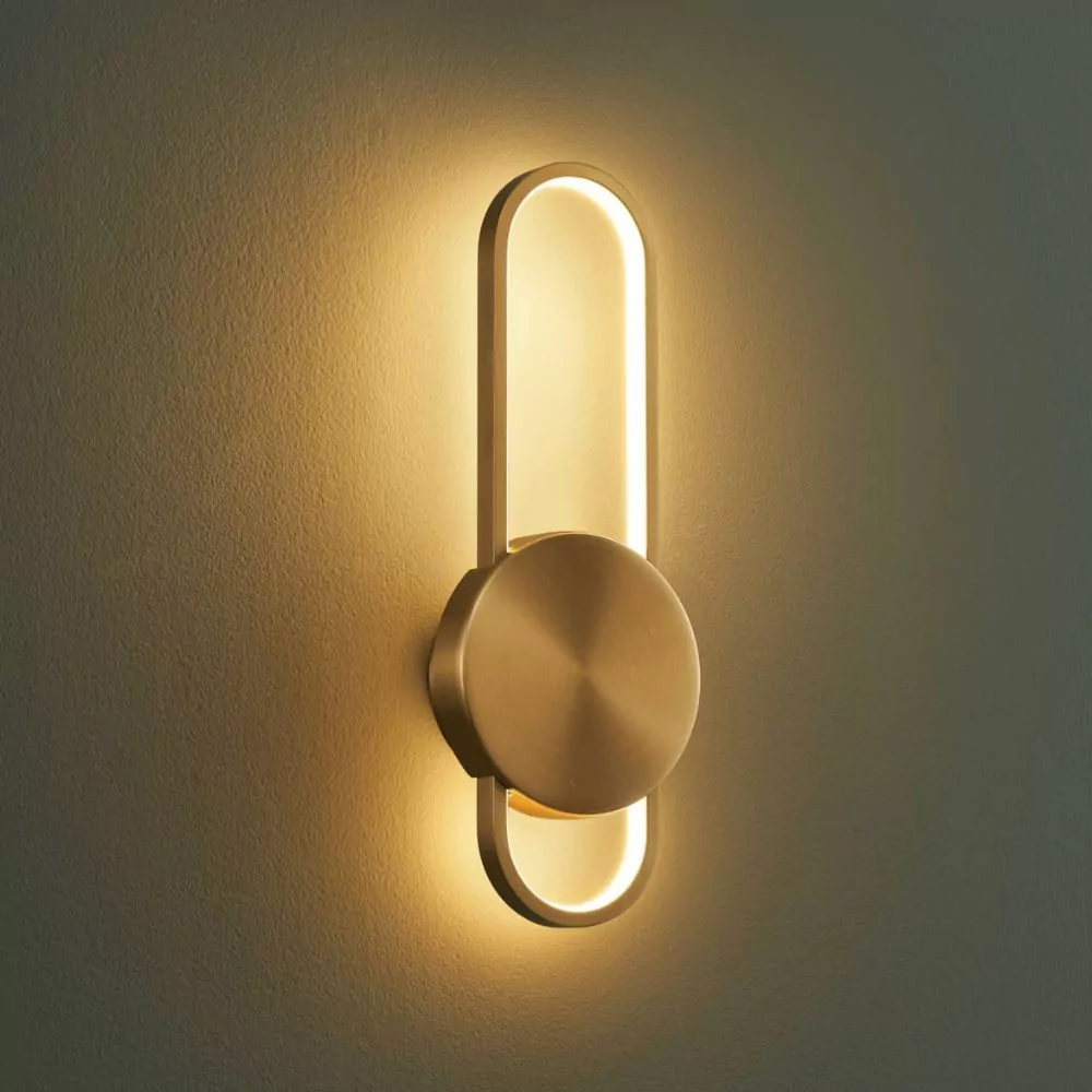 Applique Murale Loki - Éclairage LED Minimaliste en Métal Brossé