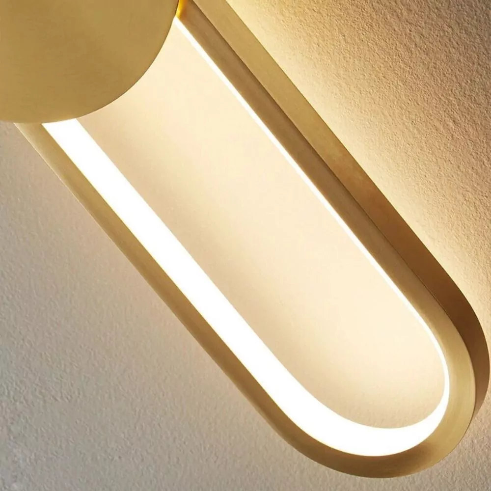 Applique Murale Loki - Éclairage LED Minimaliste en Métal Brossé