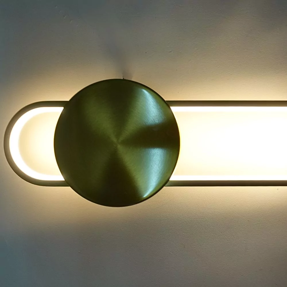 Applique Murale Loki - Éclairage LED Minimaliste en Métal Brossé