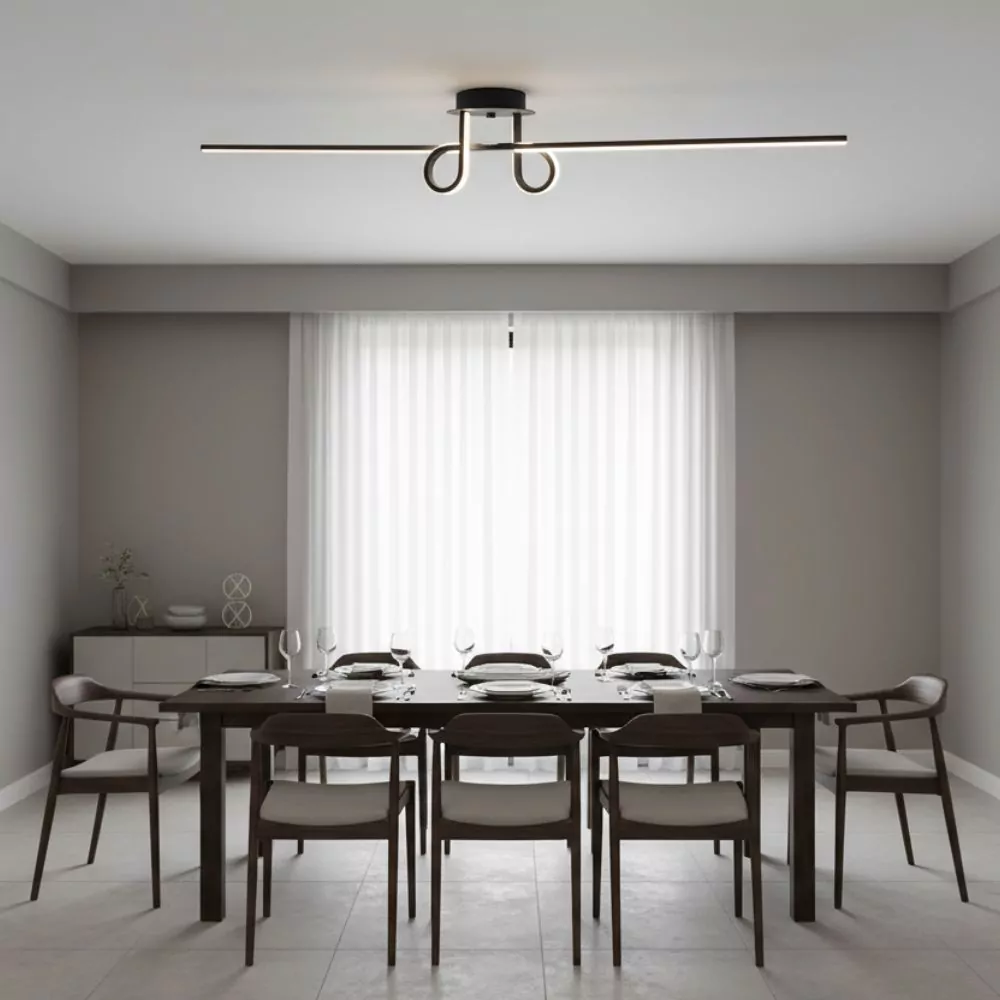 Plafonnier Moderne Musa - Éclairage LED pour Salon, Cuisine ou Entrée