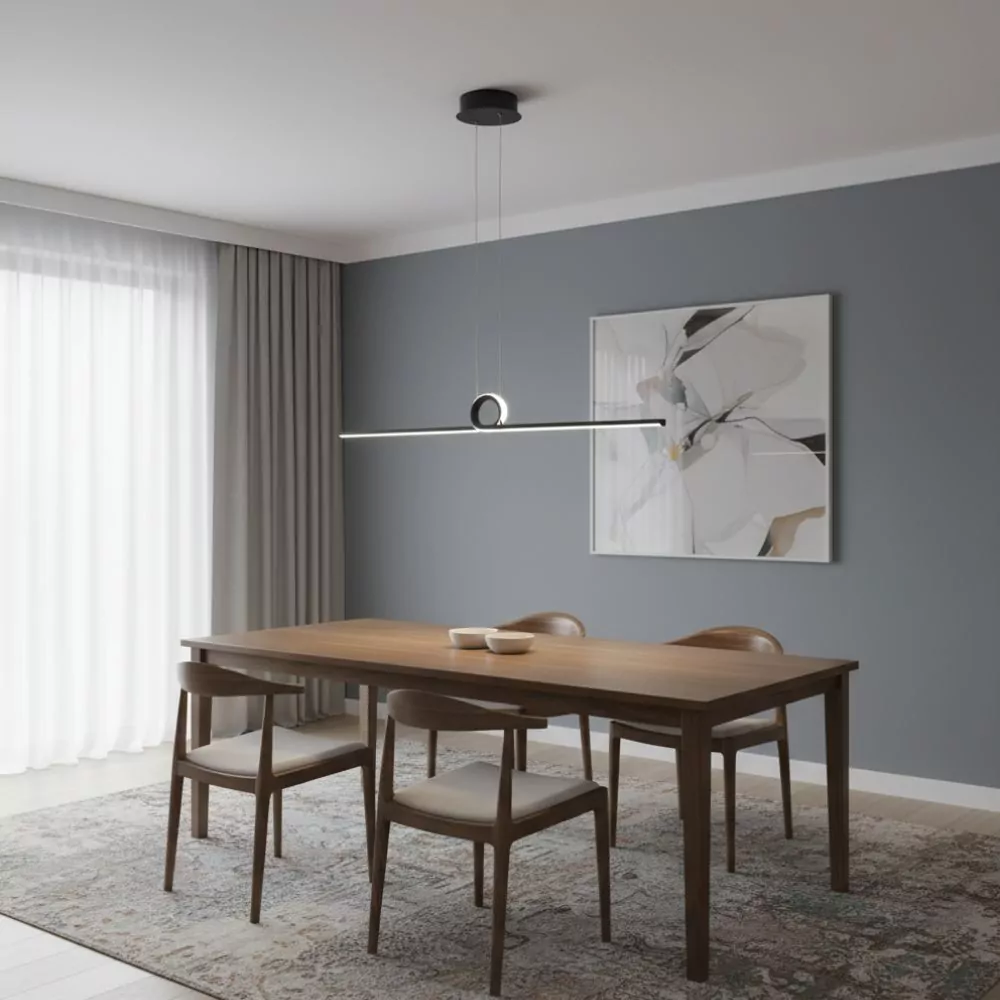 Suspension Odine - Luminaire LED Élégant pour Salon ou Chambre