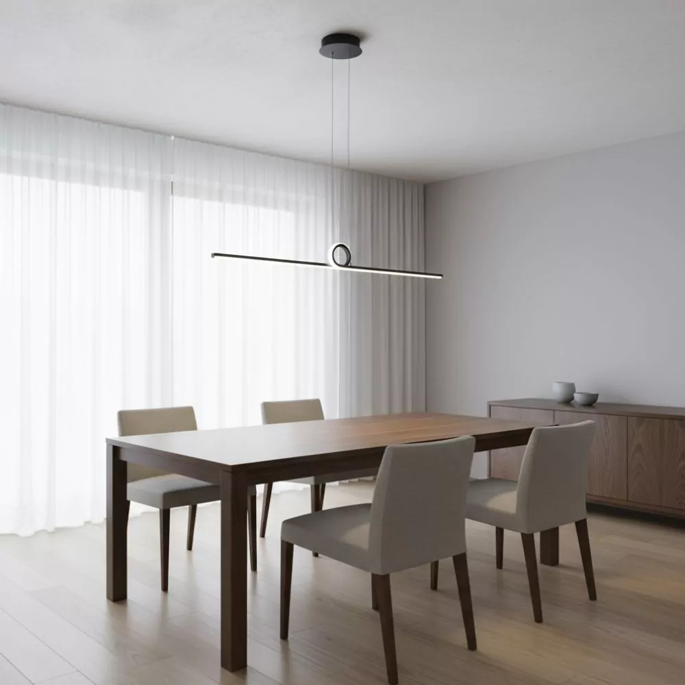 Suspension Odine - Luminaire LED Élégant pour Salon ou Chambre