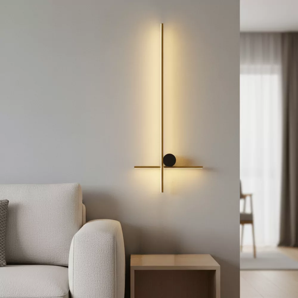 Applique Murale Prism - Éclairage LED Minimaliste avec Finition Chromée