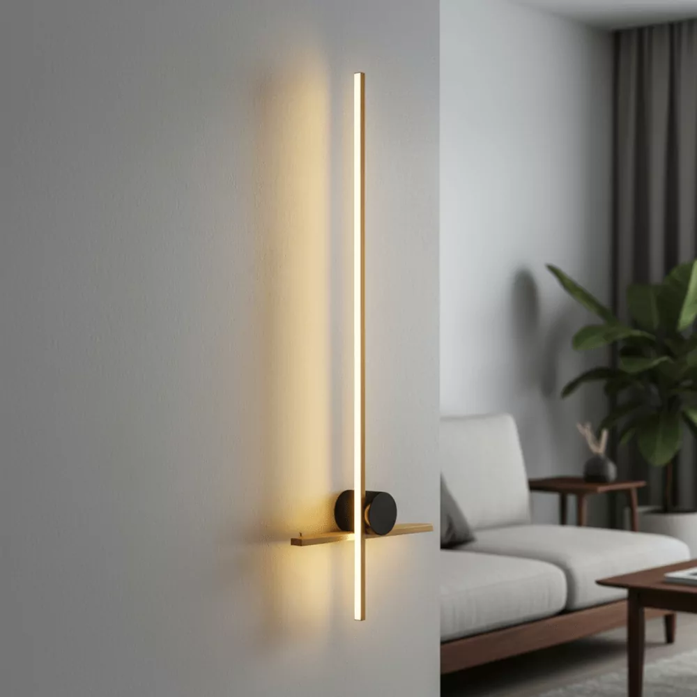 Applique Murale Prism - Éclairage LED Minimaliste avec Finition Chromée