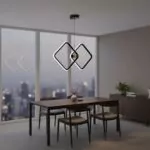 Suspension LED Quarina - Éclairage LED en forme losange