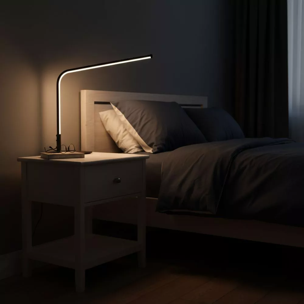 Lampe de Table Skiva - Luminaire LED pour bureau ou chambre