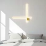 Applique Murale Takia - Luminaire LED Minimaliste en brass