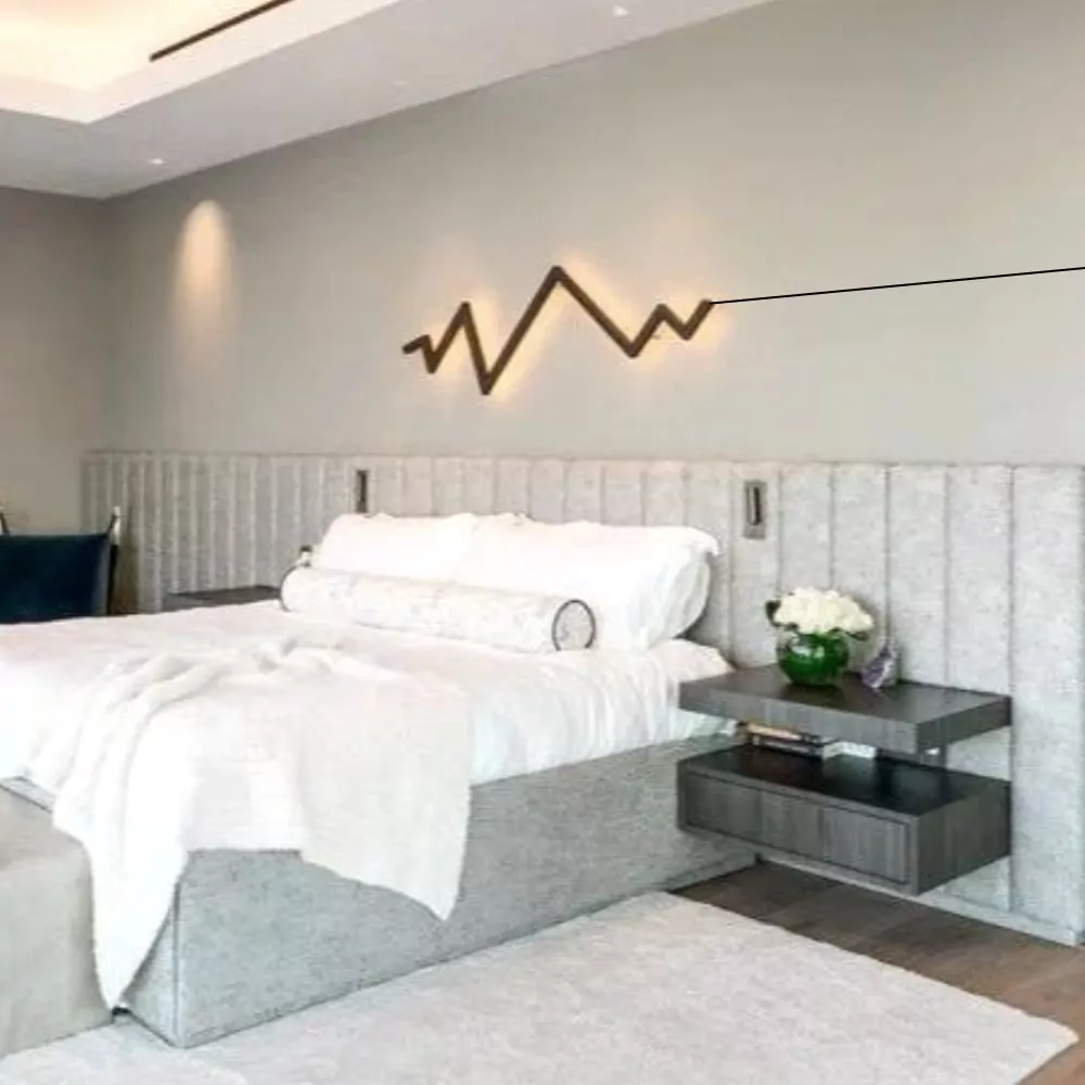 Applique Murale LED Thunder - Design Minimaliste en Eclair