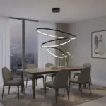 Suspension LED Waves - Design Moderne & Dimmable