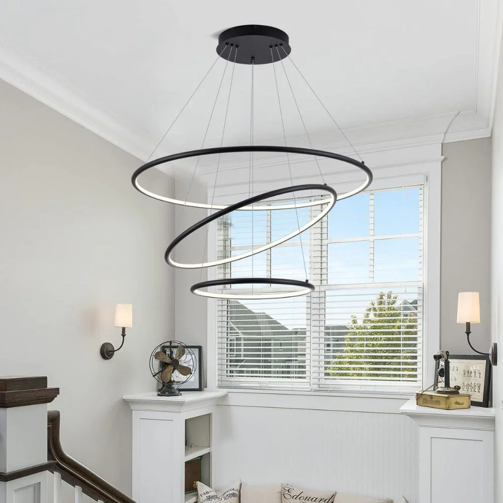 Suspension LED Waves - Design Moderne & Dimmable