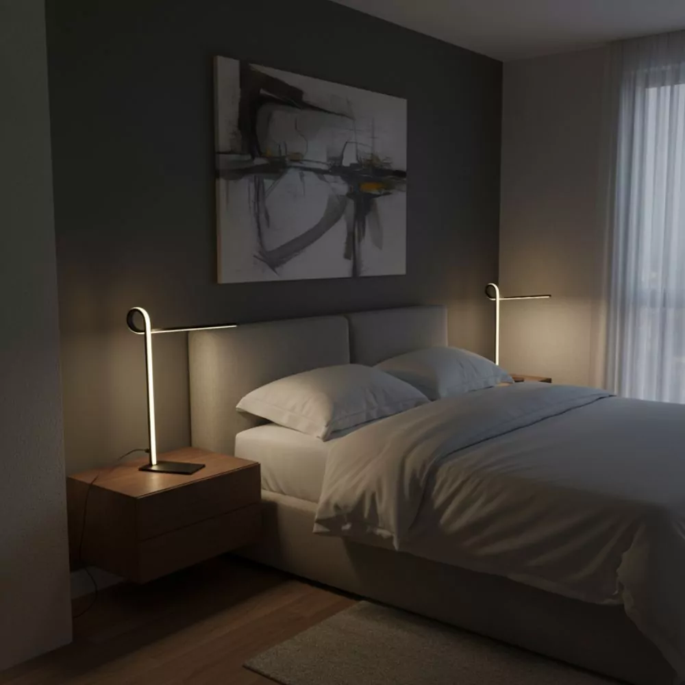 Lampe de Table Yumi - Éclairage LED Design pour Bureau ou Chevet