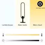 Lampe de Table Scoop Aluminium LED