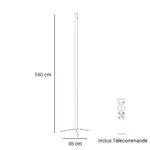 Lampadaire Vigga Noir