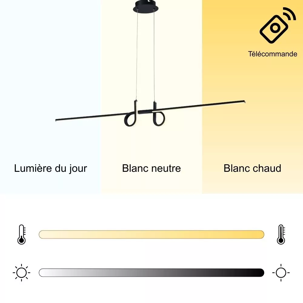 Suspension Design Fall - Luminaire LED Moderne pour Entrée ou Cuisine