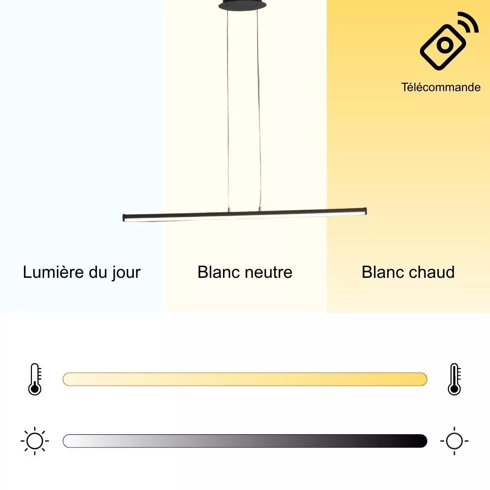 Suspension Sol - Éclairage LED Moderne pour Cuisine ou Salon