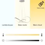 Suspension Ilda - Luminaire LED Design Géométrique pour Salon, Salle à Manger ou Bureau