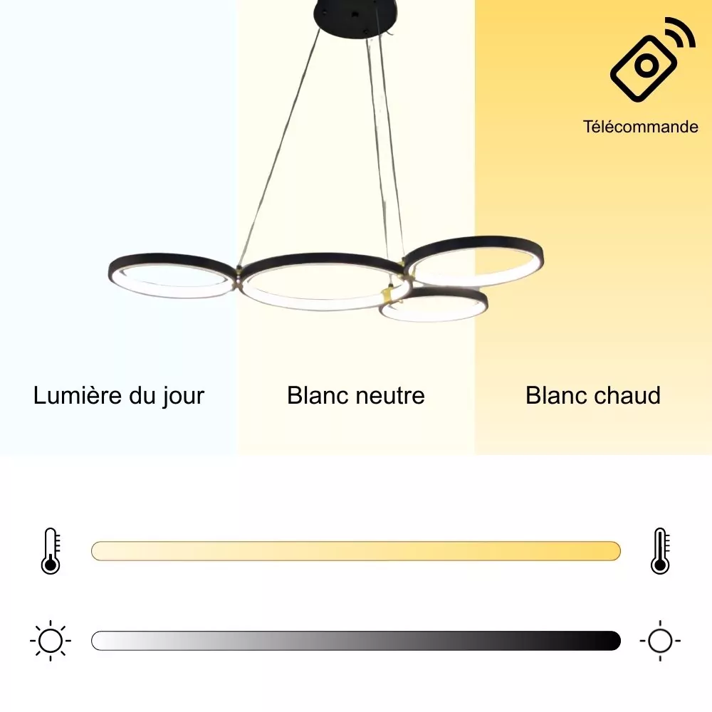 Suspension Hava - Design Raffiné pour Ambiance Chaleureuse